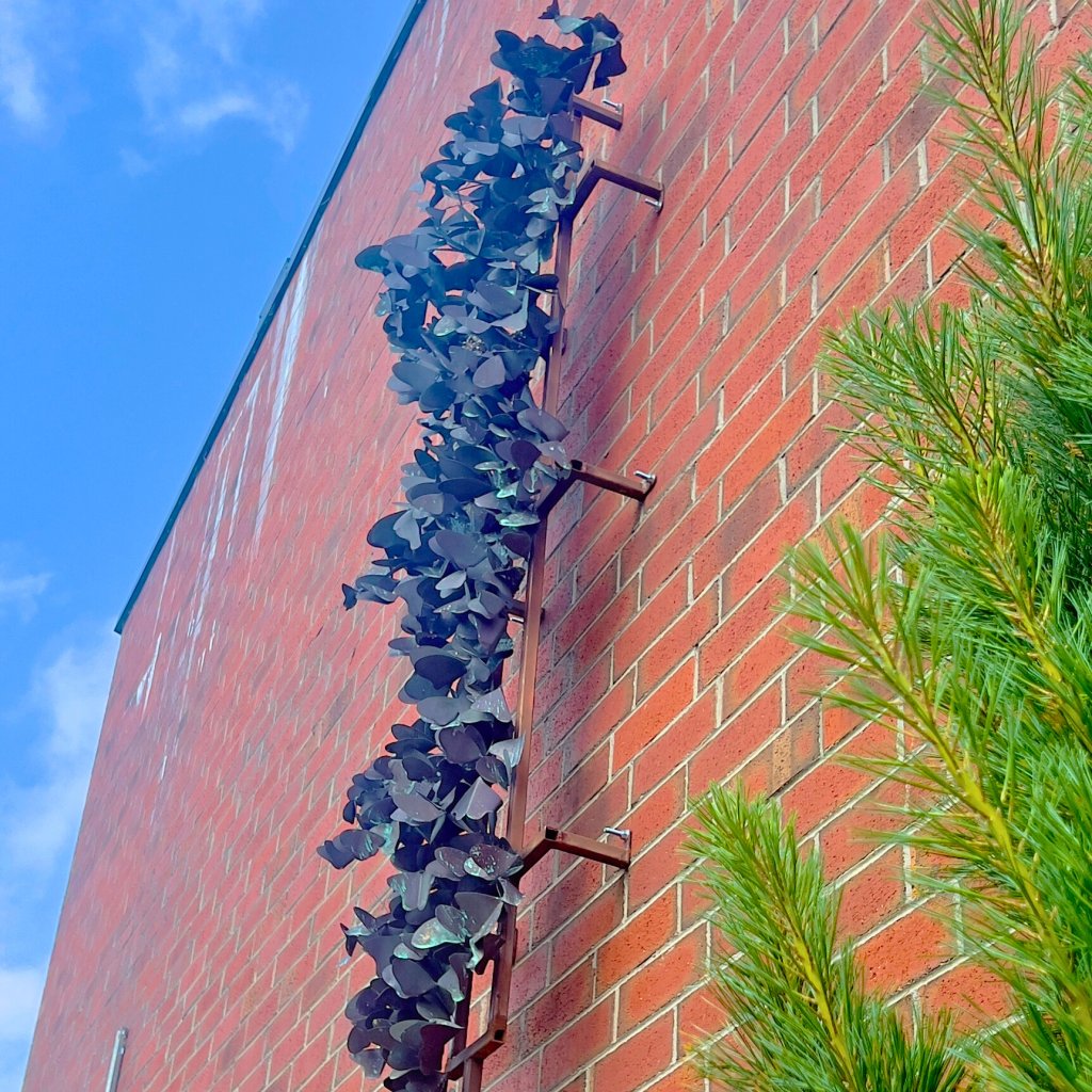 Monarch Butterflies sculpture at Clemson Plaza on the Brevard Sculpture Walk