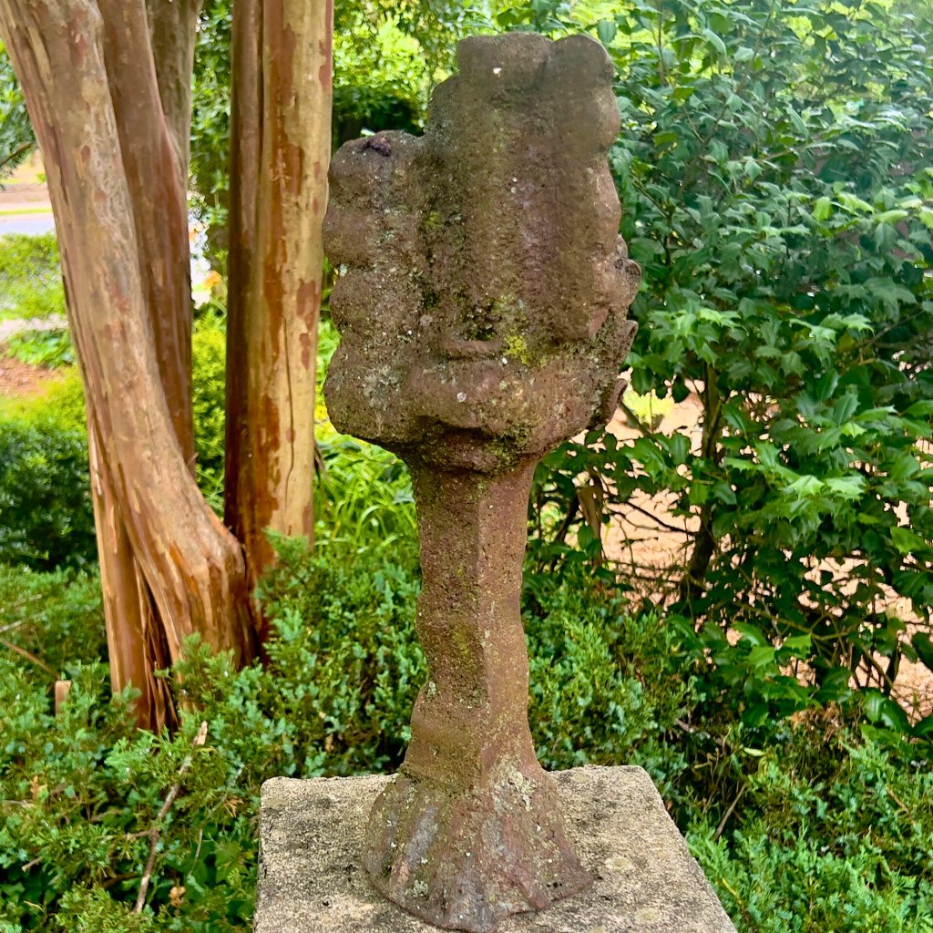 Tim Murray Abstract sculpture at St. Philip's Episcopal Church on the Brevard Sculpture Walk